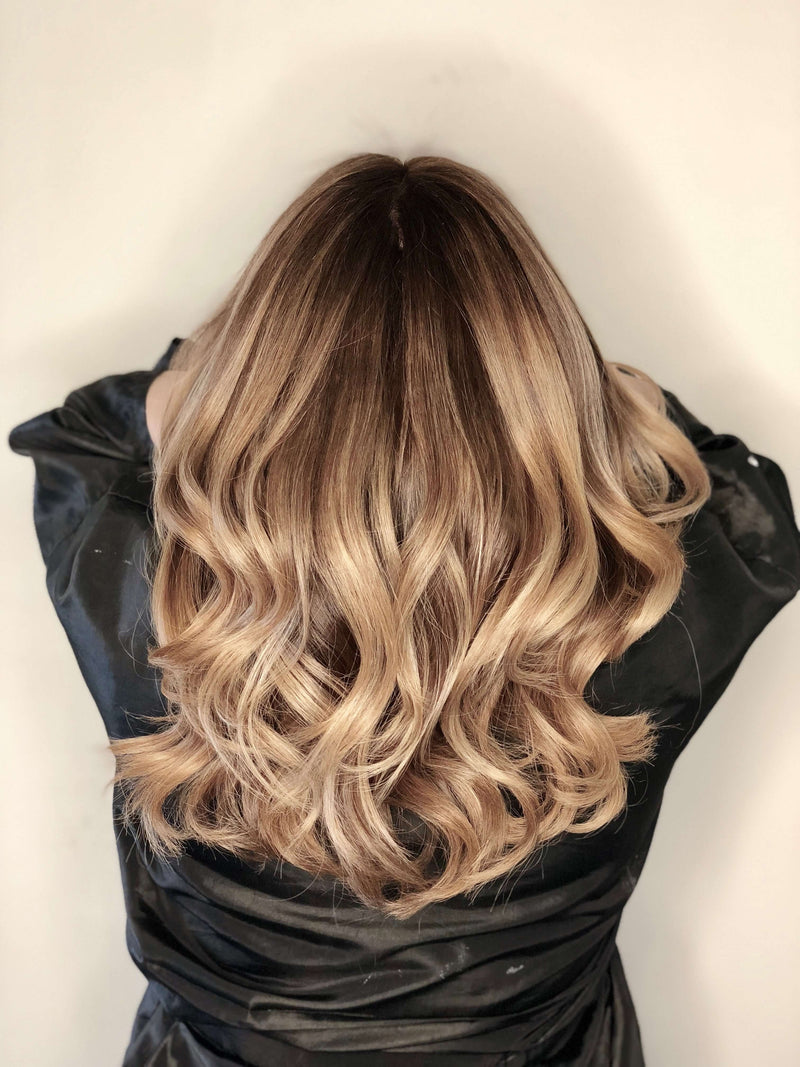 Woman with balayage